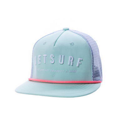 Cap TRUCKER INDUSTRY TEAL / WHITE