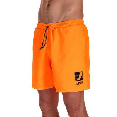 Plavecké šortky fluo orange/black